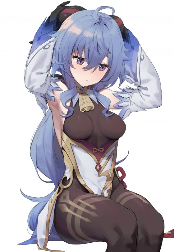 【二次エロ】原神、月海亭の秘書である甘雨ちゃんと秘密の残業がしたくなる画像まとめ！No.16【20枚】